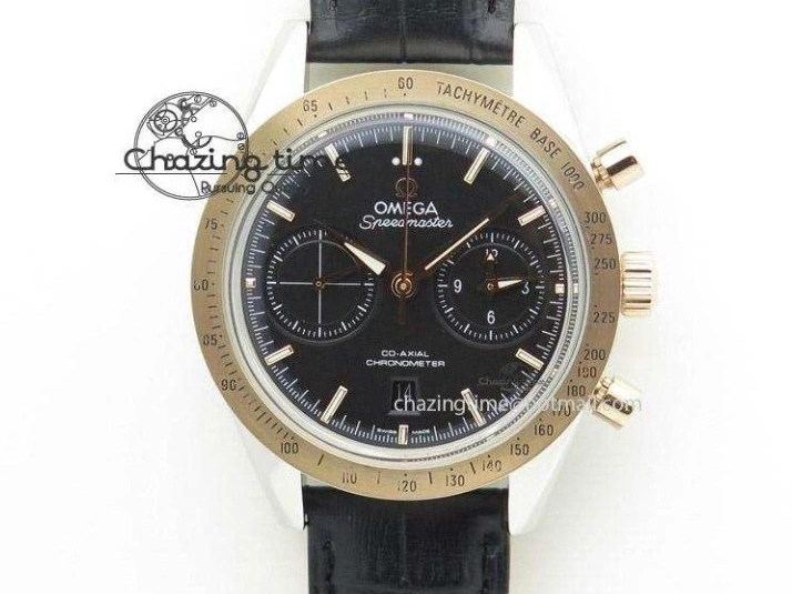 0507 Practical De Ville RG MKF 1:1 Best Edition Silver Dial RG Markers on Brown Leather Strap MIYOTA 9015 V 8049